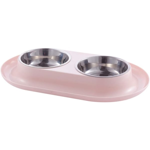 Double Dog Bowl, Cat And Dog Bowl, Stainless Steel Cat And Dog