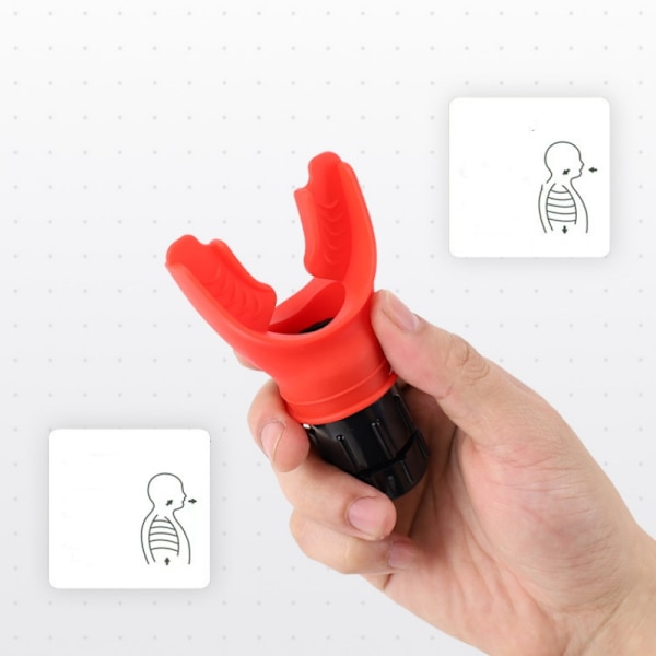 INF Pustesimulator for sport og fitness Sort