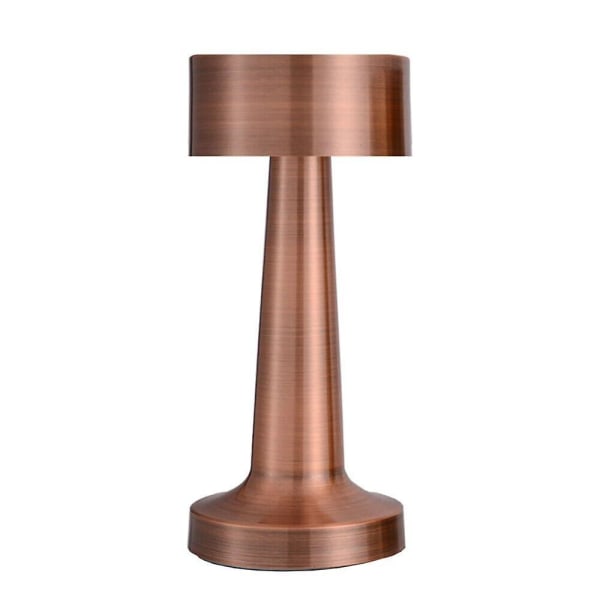 Moderne LED Bordlampe USB Opladbar Lampe Dæmpbar Bar Natlampe Trådløs Bronze