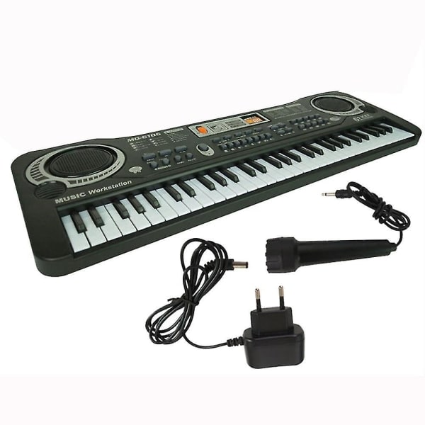 61-tangenters Digitalt Musik Elektroniskt Tangentbord Keyboard Present Elpiano Gåva EU