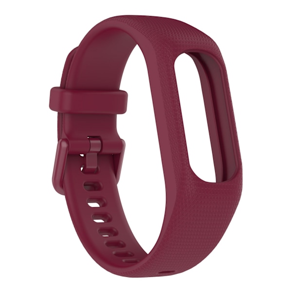 Silikoninen urheiluranneke Garmin Vivosmart 5 - VIINIPUNAINEN wine red