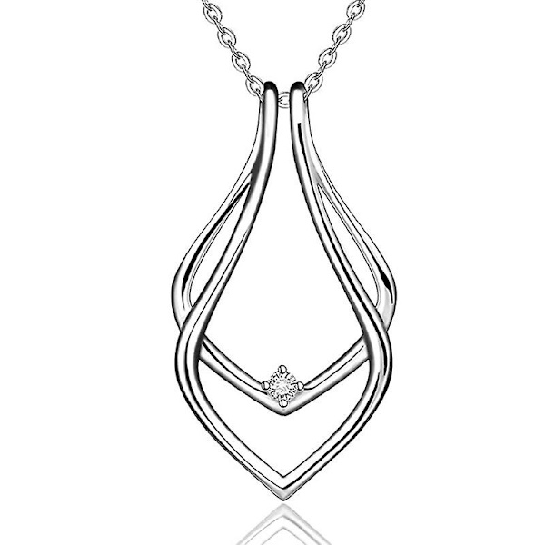 Sormuspidikekaulakoru Naisille Geometrinen Ripus, Sairanhoitajalle Silver