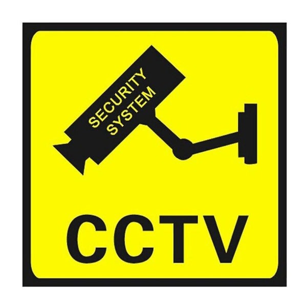 Varningsdekal för CCTV