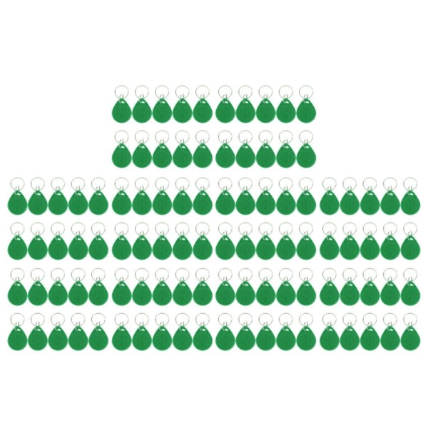 100 st 125KHZ RFID närhet ID-kort Token Taggar Nyckelbrickor Access
