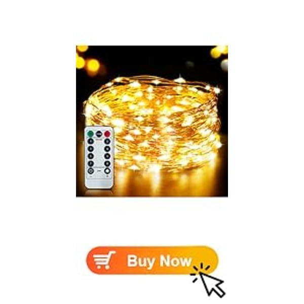 Lyslenke, Gritin 20M/49ft 200 LED julelys utendørs/