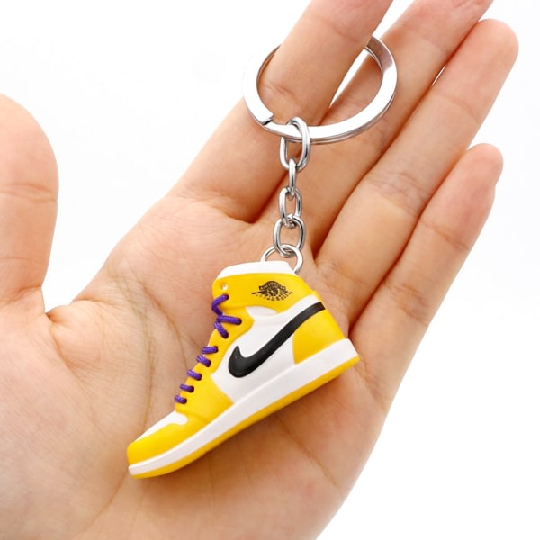 3d Mini Air Sneaker Keychain Aj Model Sko Nøglering Dreng Mænd Rygsæk Vedhæng