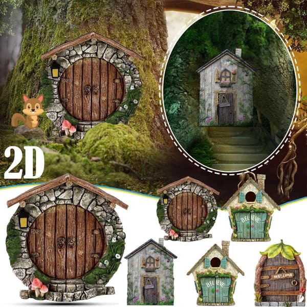 Set med 6 miniatyr-alvedører