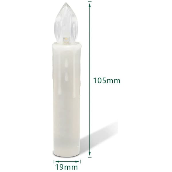 LED-julgransbelysning trådlös varmvit + RGB med batterier 30 st-FA-