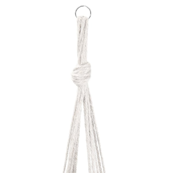 Amppeli Makrameekuidulla - 90 cm white 59