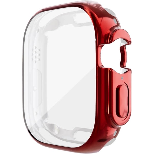 for Apple Watch Series 8 screen protector, plated hard PC cover