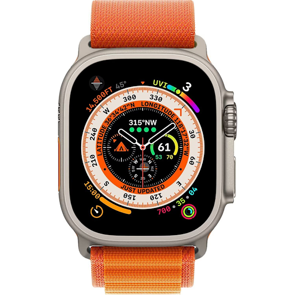 3-pak kompatibel med Apple Watch Ultra 42mm 44mm 45mm 49mm, tekstil loop titan G-krog nylon sportarmbånd til Iwatch Series 8/7/6/5/4/3/2/1/SE herre