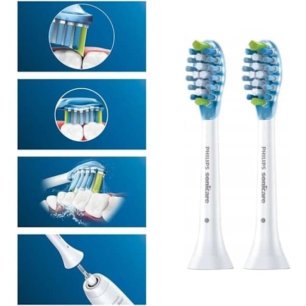 Replacement Brush Heads Compatible with Philips Sonicare, C3 Black, Packaging May Vary Black-FA- Black C3
