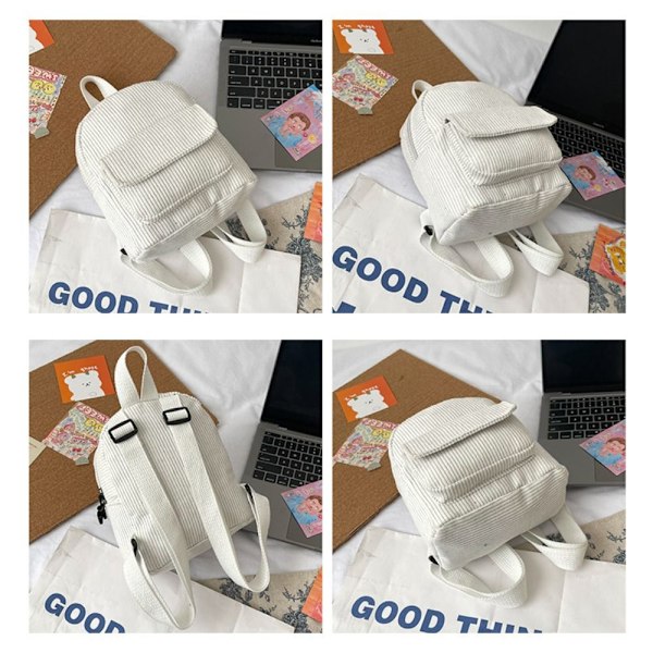 Mini Ryggsäck Små Ryggsäckar VIT white
