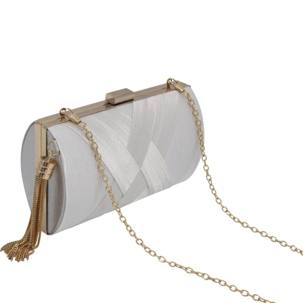 Kvast anheng silke kveldsfest clutch vesker brud bryllup veske