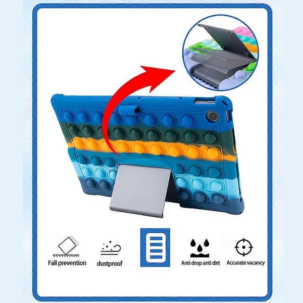 Til Lenovo Xiaoxin Pad Studio 11.5 tommer Tab Plus TB-351FU etui Push Bubble Tablet Cover med skulder-FA-