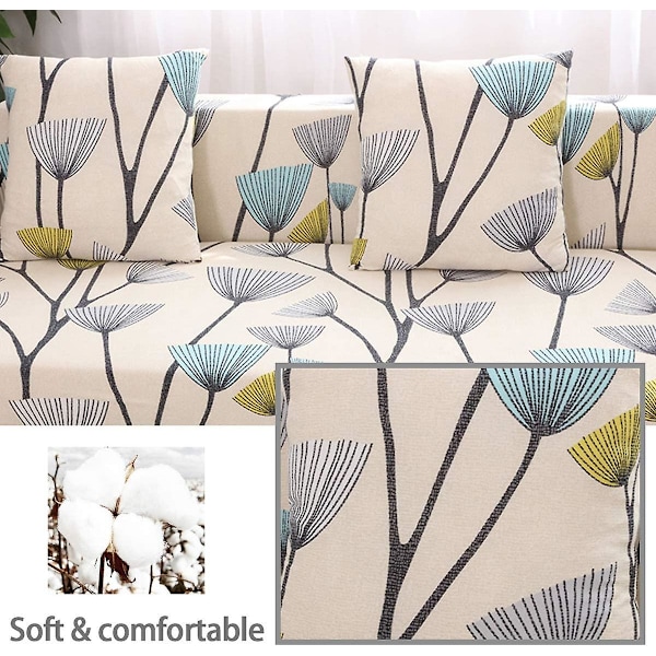 Stretchig sofföverdrag Elastiskt sofföverdrag 2-sits Jacquard soffa