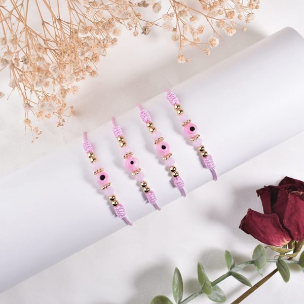 Onde øye armbånd Rep armbånd rosa pink