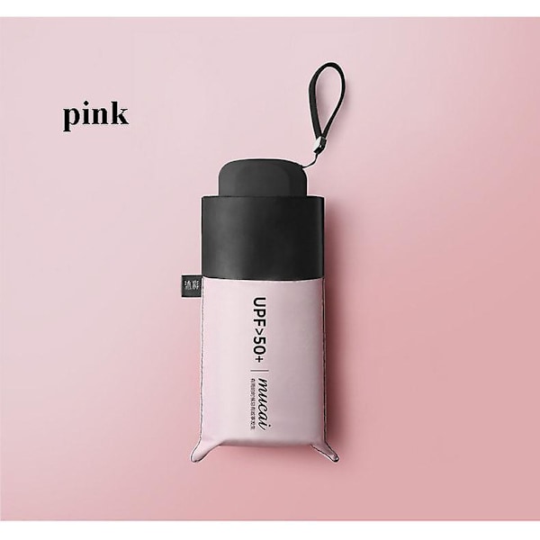 Mini Kvinnor Fickparaply Liten Paraply Anti Uv Paraguas Solparaply Regn Vindtät Lätt Fällbar Bärbar Paraplyer För Pojke Flicka