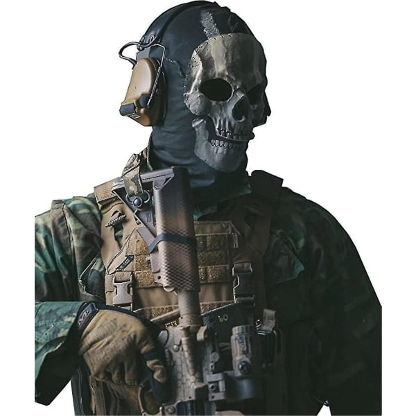 Call Of Duty Ghost Skull Maske Heldekkende Unisex For Krigsspill