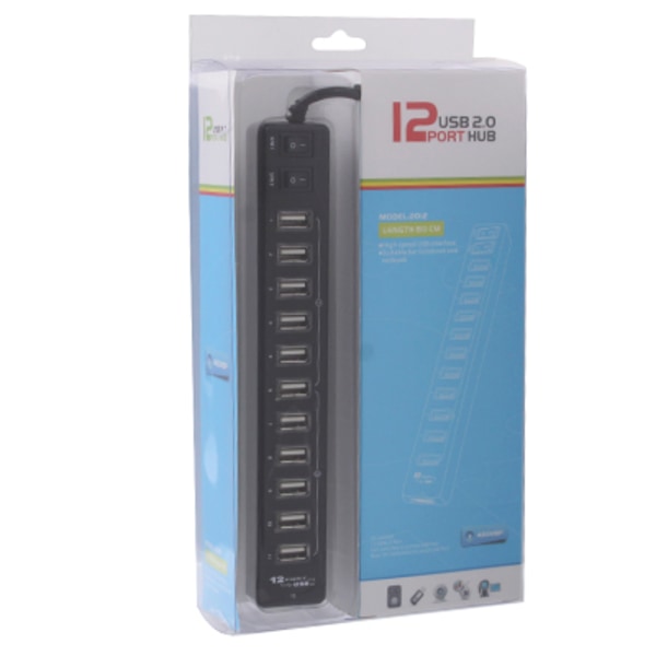 12-Portars USB 2.0 HUB