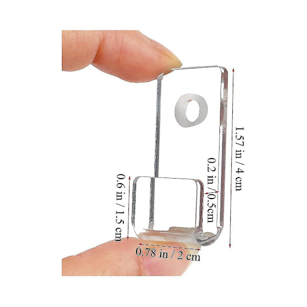Vinylplatehylle veggfeste, 30 stk minimalistisk akryl vinylholder veggplate vegg display stativ for CD-visning