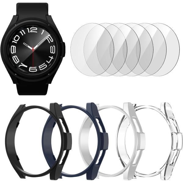 [4+6-pack] for Samsung Galaxy Watch 6 Classic case