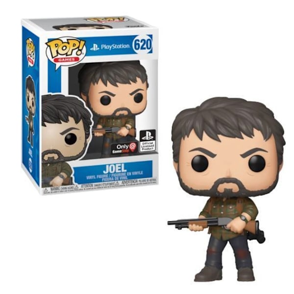 Funkopop The Last of Us Joel #620 Clicker #631 Ellie #601 Vinylfigurdockamodell Lekefigurer 620-withbox