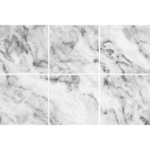 Marmor kakeldekor 15x15 cm 12-pack 80