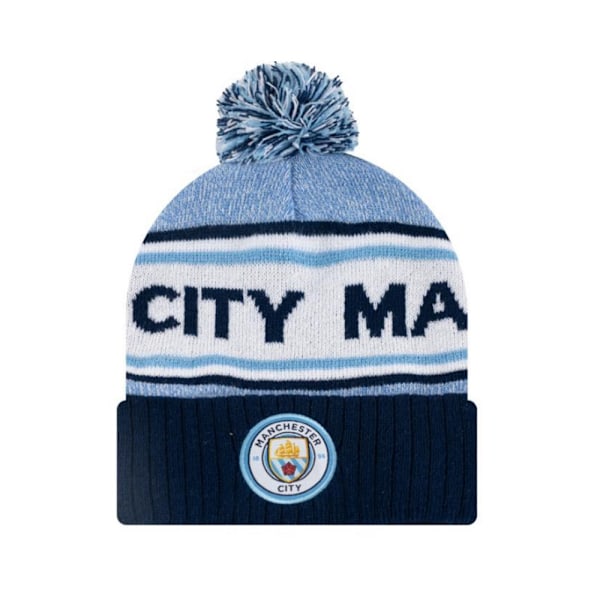 Manchester City Fodboldklub Strikket Hue -FA2- Manchester City Blue