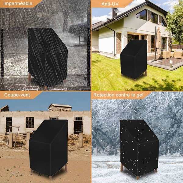 Puutarhatuolin suojus, suojapeite pinottaville puutarhatuoleille