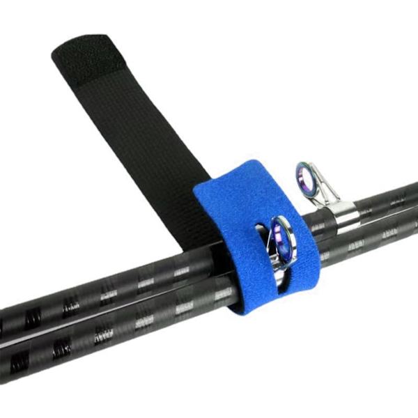 10-pack Elastiska Fiske Spöband med Band för Fiske Spön