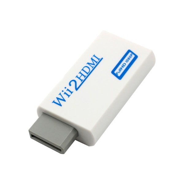 INF Nintendo Wii til HDMI adapter - fuld HD 1080p Hvid