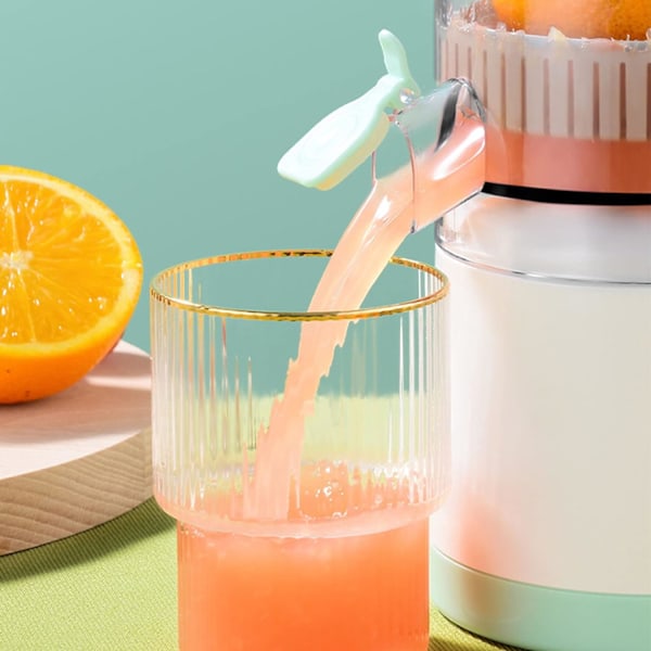 Automatisk elektrisk minijuicer, hvit