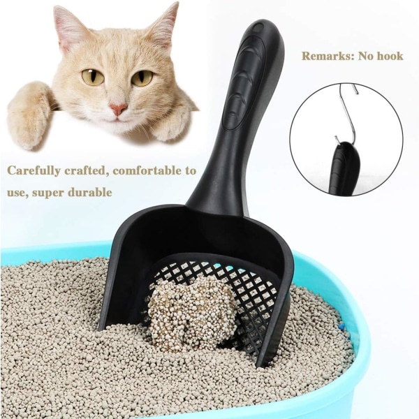 Bentonit Kattsand Skovl PVC Kattsand Skovl Väggmontering