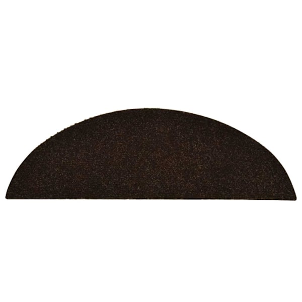 vidaXL Trappstegsmattor självhäftande 15 st brun 56x17x3 cm brodyr brown 2430