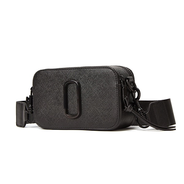 Dam Handveske M Bred Skulderrem Mote Colorblock Kamera Bag All Black