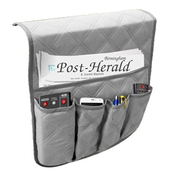 Sofa Armstol Stol Hvile Opbevaring Organizer Holder Taske - Perfekt Gray