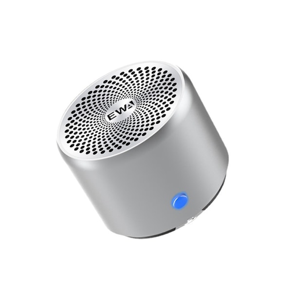 Ultra Mini Bluetooth-kaiutin ulkona auto subwoofer vedenpitävä älykäs kannettava Bluetooth-kaiutin, S silvery grey