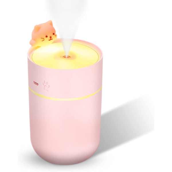 Portable Mini Desktop USB Humidifier 260ml,Cute Kitten Small