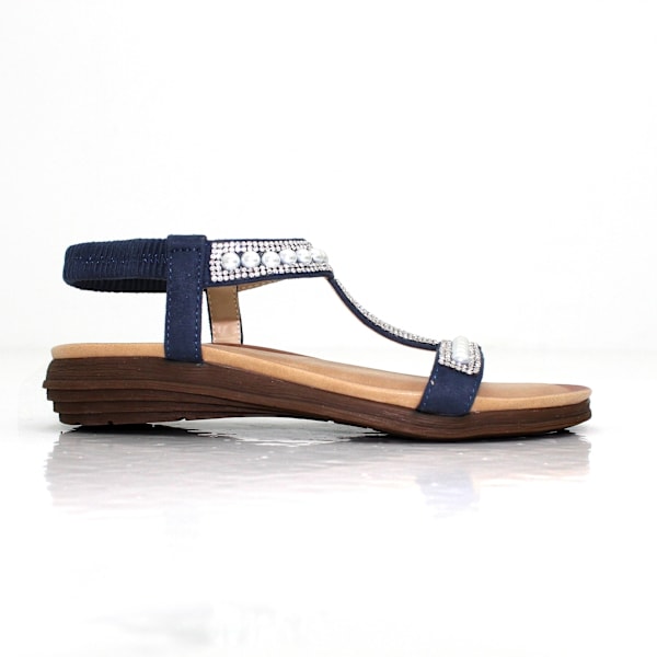 Lunar Dam/Naisten Tancy Helmisandaalit 6 UK Sininen 6 UK Blue