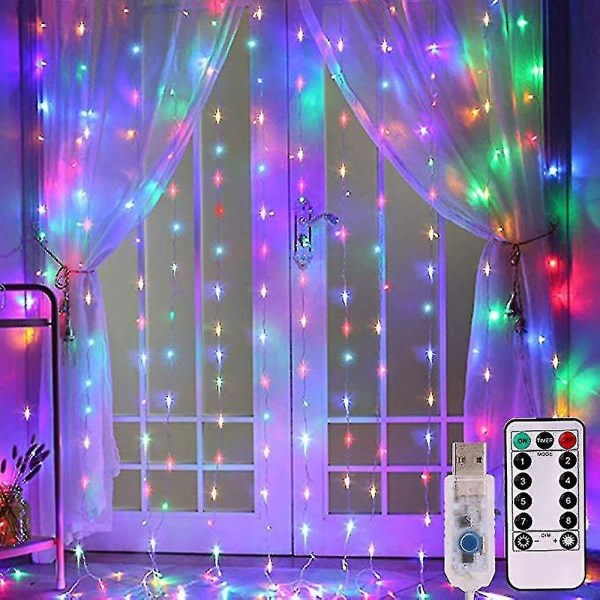 600 LED Icicle Lyskæde - 6x3m Gratis fragt