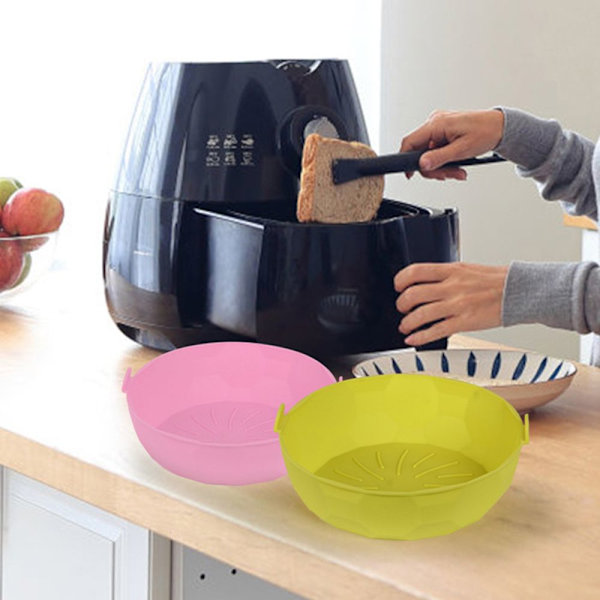 Silikonform för Air Fryer ROSA 17CM rosa pink 17cm