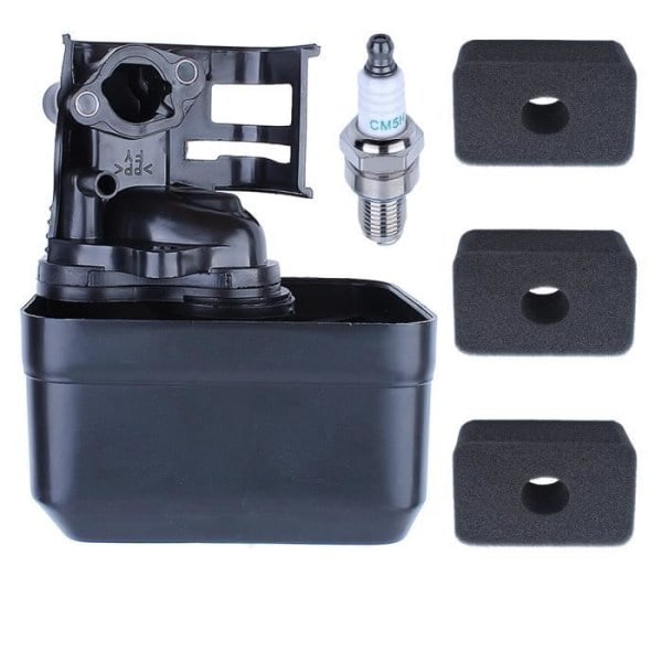Skydd med 3 luftfilter kompatibla med Honda GX120 GX140 GX160 17230-Z51-820 17410-Z51-020 17235-Z51-831