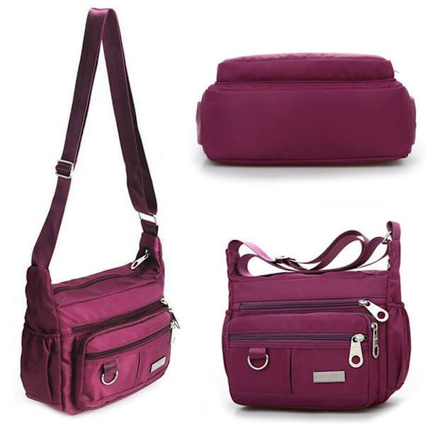 Axelväska Messenger Bags Cross Body PUNAINEN red