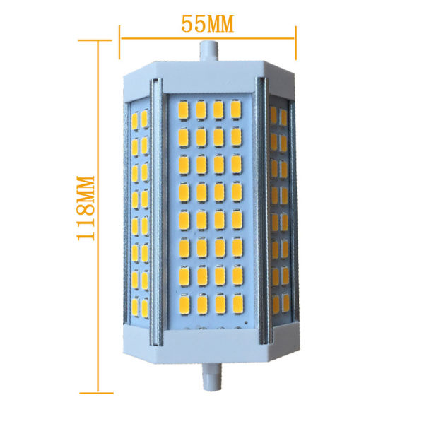 30W R7s Dimbar 118MM LED-lampe Varmt Hvit 2800K J118 (1 stk)