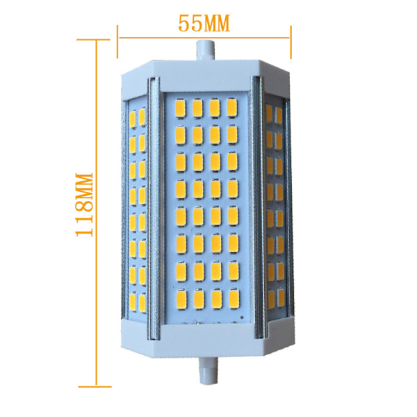30W R7s Himmennettävä 118MM LED-lamppu Lämmin valkoinen 2800K J118 (1 kpl)