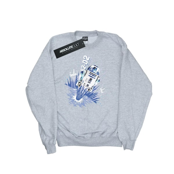 Tähtien sota Herr R2-D2 Blast Off -huppari M Urheilunharmaa Urheilunharmaa Sports Grey M