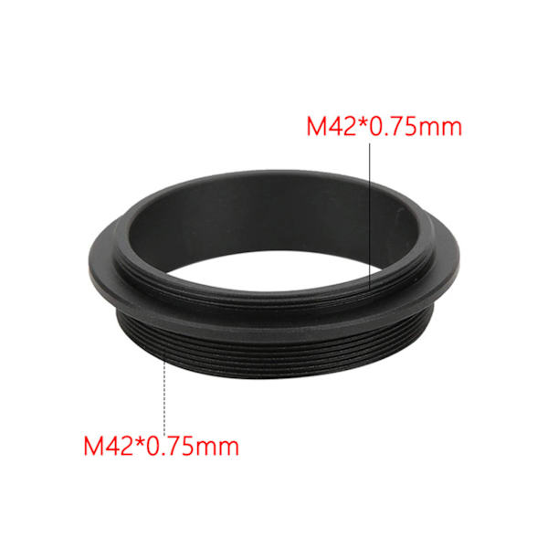 Ringadapter i metal M42-M42 han til han ringadapter med M42x0,75 mm gevind til teleskop installationstilbehør