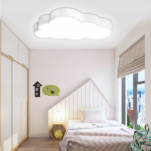 LED-taklampa Creative Cloud - Lämplig för sovrum, kök, kontor och barnrum
