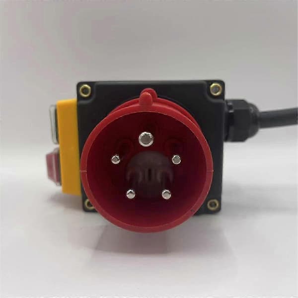 KOA7 Unit Switch Machine Switch 380/400V 3 Phase with Cable and Phase Reverser Compatible with W-FA- BlackRed